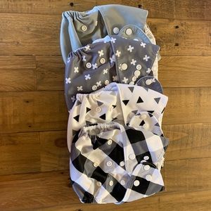 Noras Nursery cloth diapers